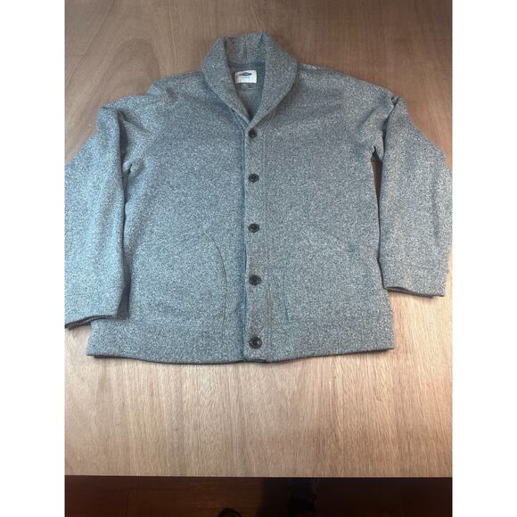 Old Navy Men’s Shawl Collar Cardigan Sweater Jacket Gray XL - Picture 1 of 4